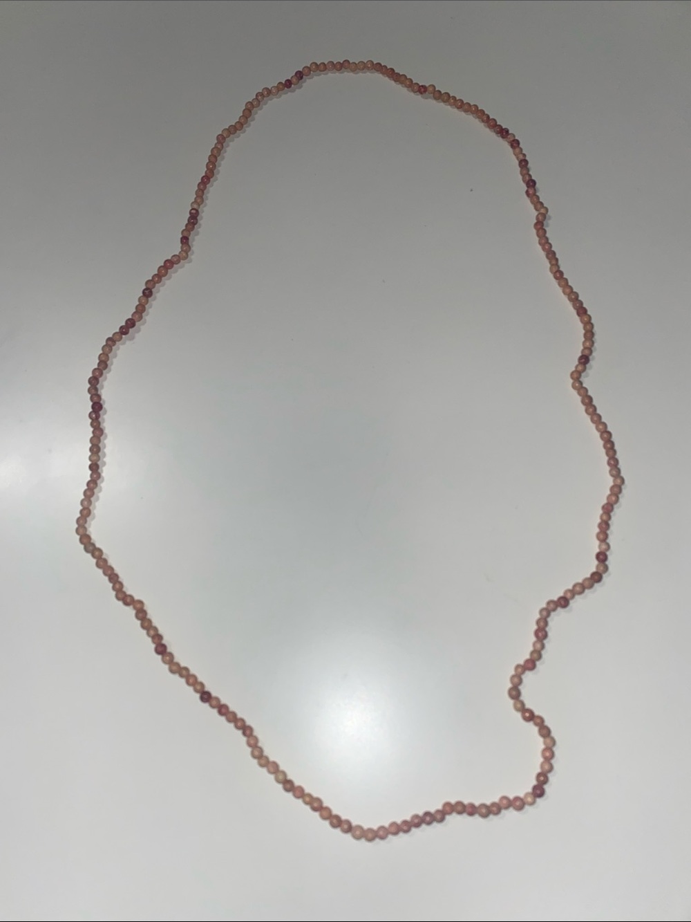 Delicate Pink Beaded Necklace